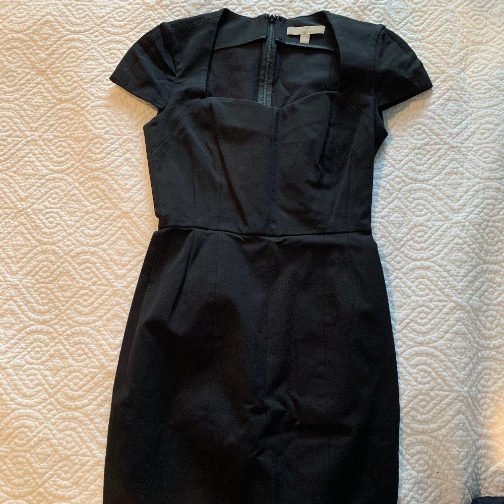 Tailored  Black work dress - Banana Republic